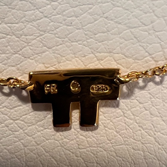 Freida Rothman Gold Geometric Necklace - Picture 5 of 6